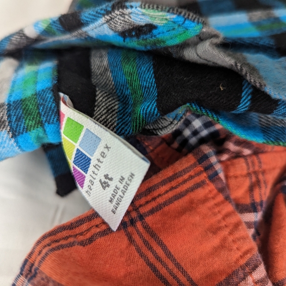 Kids flannel button down & pearl snap shirts - Picture 6 of 8